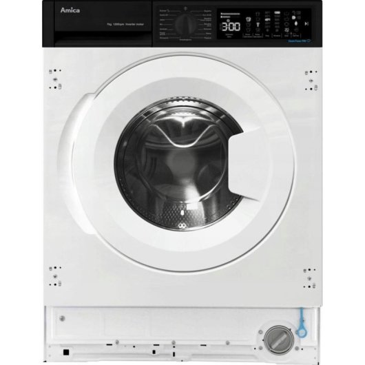 Lavadora Amica WABIC712ALISTO Carga Frontal 7Kg 1200rpm A Blanca SteamPower Pro