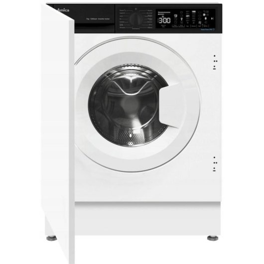 Lavadora Amica WABIC712ALISTO Carga Frontal 7Kg 1200rpm A Blanca SteamPower Pro