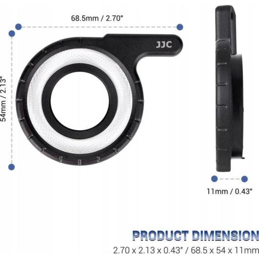 Makro-Ringblitz JJC MRL-TG1 Olympus TG-7/TG-6/TG-5