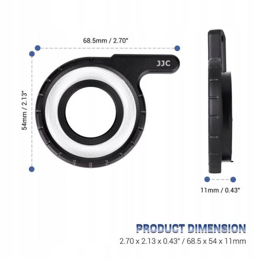 Makro-Ringblitz JJC MRL-TG1 Olympus TG-7/TG-6/TG-5