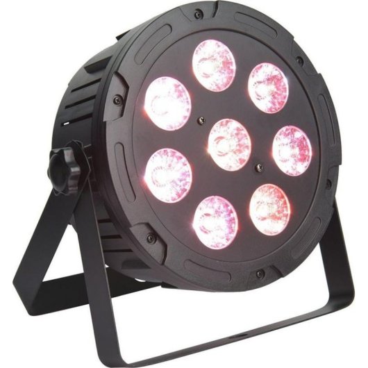 Reflector LED RGBWA LIGHT4ME Penta Par 8x12W MKII para eventos y conciertos