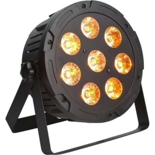 Reflector LED RGBWA LIGHT4ME Penta Par 8x12W MKII para eventos y conciertos
