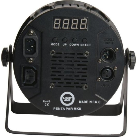 Reflector LED RGBWA LIGHT4ME Penta Par 8x12W MKII para eventos y conciertos