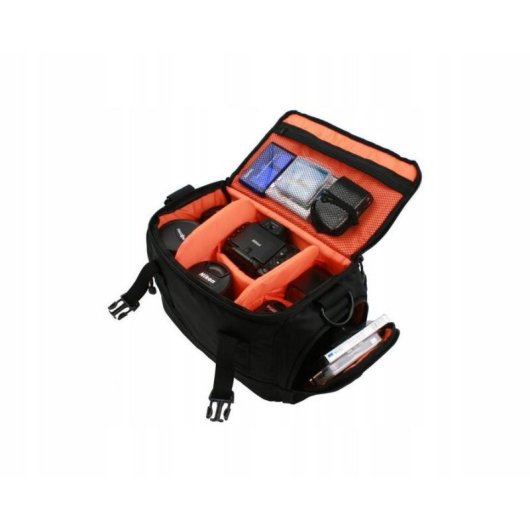 Bolsa Fotográfica Camrock Beeg X50 Preta com 5 Compartimentos Ajustáveis