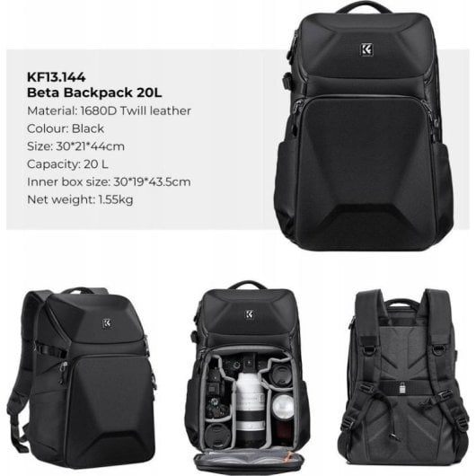 Fototasche K&F Concept Beta 20L Schwarz