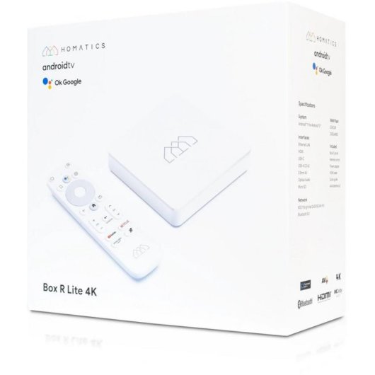 Reproductor Multimedia Homatics Box R Lite 4K Android TV 11