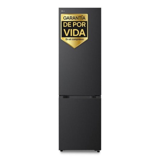 Frigorífico Combi LG GBBS726CEV Total No Frost 203cm 375L C Negro WiFi