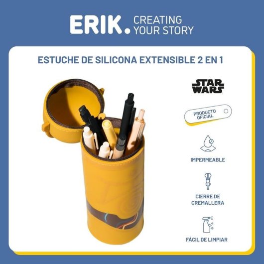 Estuche Grupo Erik MARE0341 C-3PO Silicona 2 compartimentos