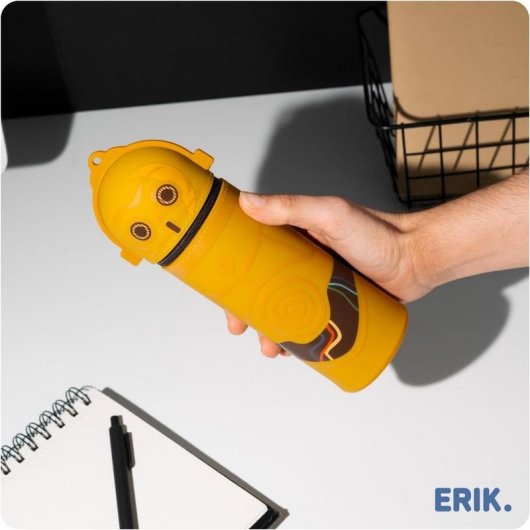 Estuche Grupo Erik MARE0341 C-3PO Silicona 2 compartimentos