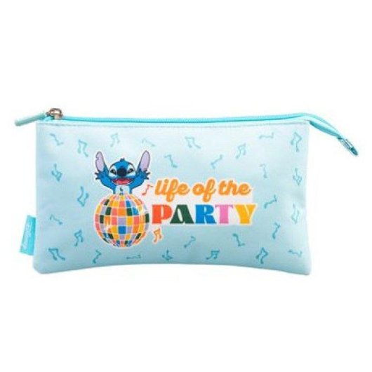 Estuche Triple Disney Stitch Waves