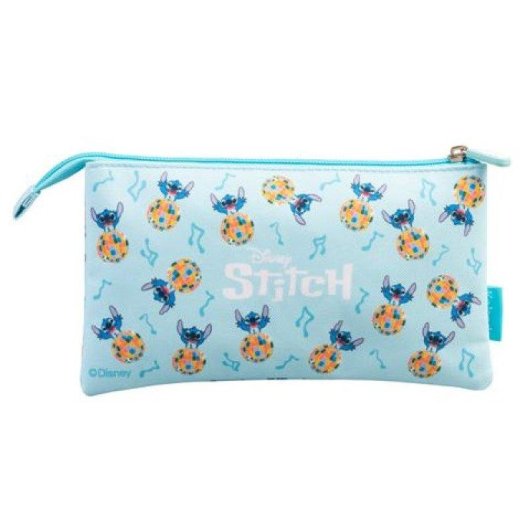 Estuche Triple Disney Stitch Waves