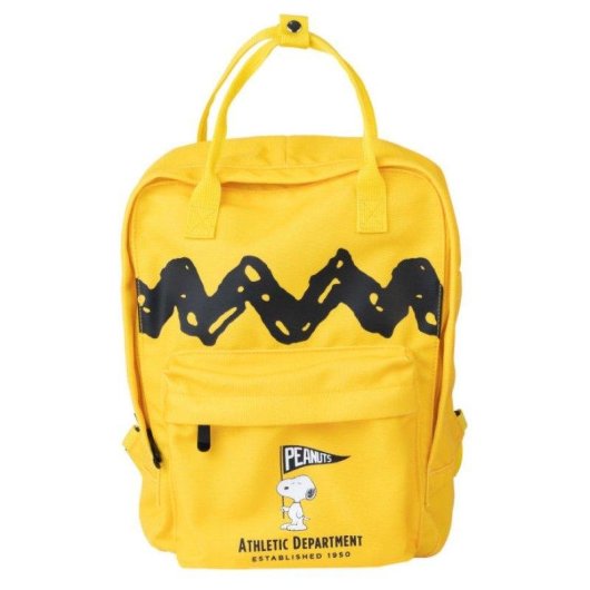 Mochila Everyday Snoopy Grupo Erik amarilla poliéster 36x13x31 cm