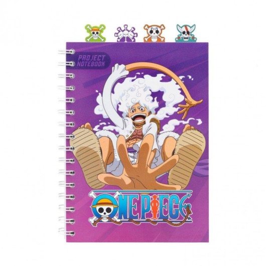 Cuaderno One Piece Gear 5 A5 80 hojas encuadernación wire-o