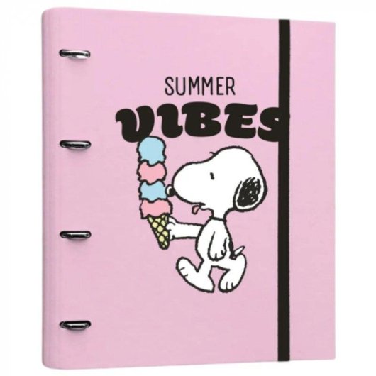 Cartella 4 Anelli Erik Snoopy Summer Vibes