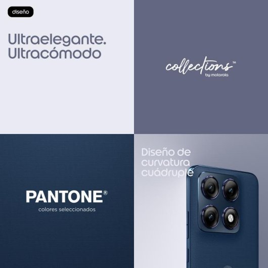 Motorola Edge 70 Pro 5G 12GB 512GB 6.78" Azul Oscuro Pantalla AMOLED