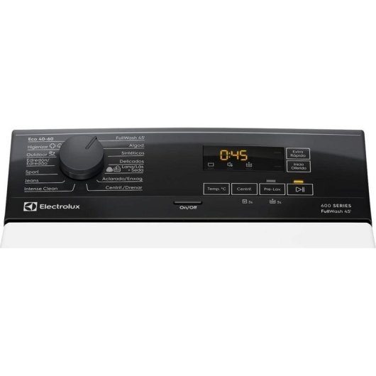 Lavadora Electrolux ETE6172P1A Carga Superior 7Kg 1200rpm A Blanca con Display