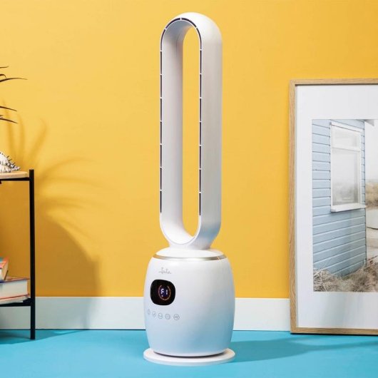 Ventilador Torre Jata JVTE1201 60W 3 Velocidades Oscilante con Mando Temporizador LED