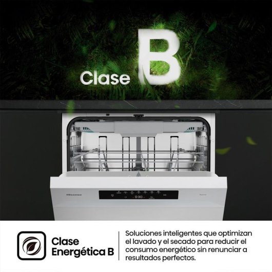 Lavavajillas Hisense HS643B90W 15 Servicios B con tercera bandeja y AquaStop