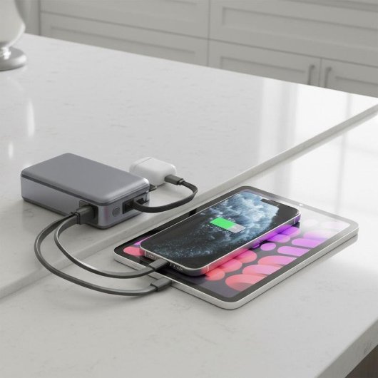 Batterie Externe Akashi ALTPB65WLT 20000 mAh 65W USB-C Gris