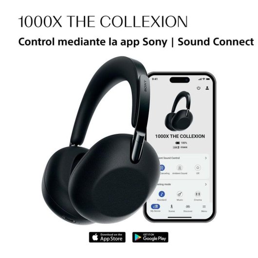 Casque Sony 1000X THE COLLEXION sans fil Bluetooth 6.0 avec réduction de bruit, son premium noir