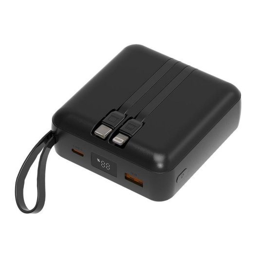 Batería Externa Akashi ALTPB22CABLK 10000 mAh 22.5W Carga Rápida Negro