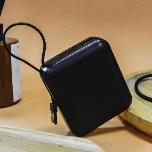 Batería Externa Akashi ALTPB22CABLK 10000 mAh 22.5W Carga Rápida Negro