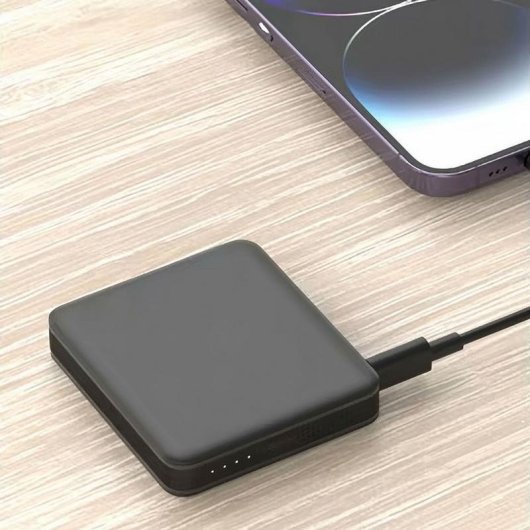 Batería Externa Akashi ALTPB5PDBLK 5000 mAh Carga Rápida 22.5W USB-C Negra