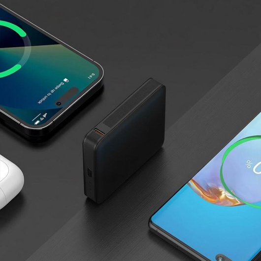Batería Externa Akashi ALTPB5PDBLK 5000 mAh Carga Rápida 22.5W USB-C Negra