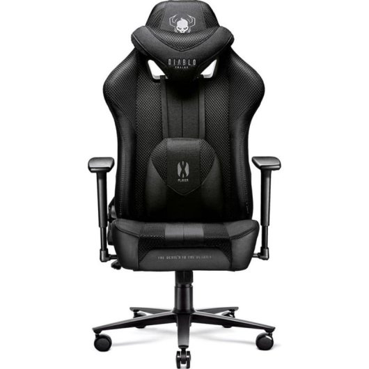 Silla Gaming Diablo Chairs X-Player 2.0 Frost Black Normal Size