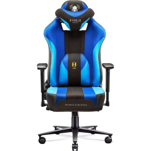 Silla Gaming Diablo Chairs X-Player 2.0 Frost Black King Size