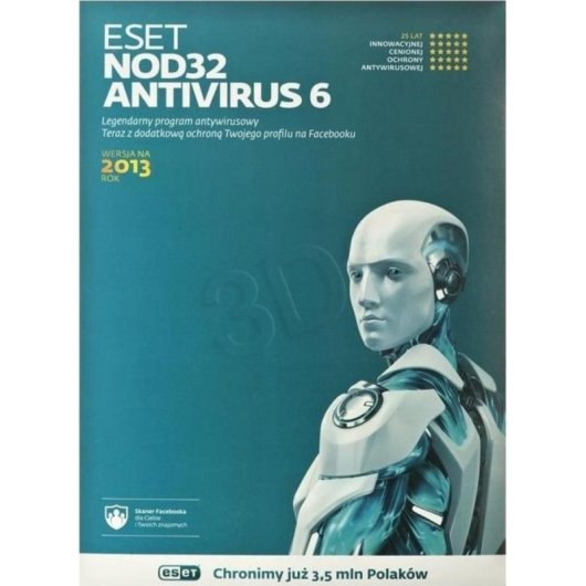Antivirus ESET NOD32 para 3 dispositivos 12 meses