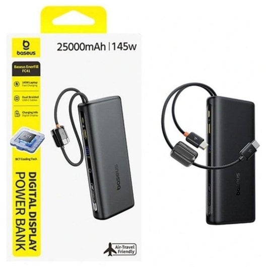 Power Bank Baseus EnerFill FC41 25000mAh 145W Cavi USB-C Integrati