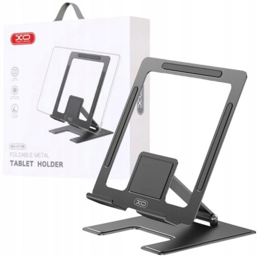 Tablet-Halterung XO C136 Schwarz Verstellbar Faltbar