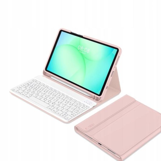 Cover Tech-Protect SC Pen + Keyboard per Samsung Galaxy Tab A9/A11 8.7" Rosa