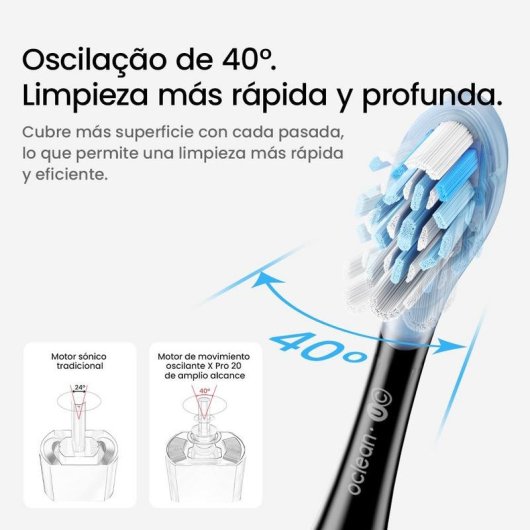 Cepillo de Dientes Recargable Oclean 4 Modos Limpieza Profunda Blanqueamiento