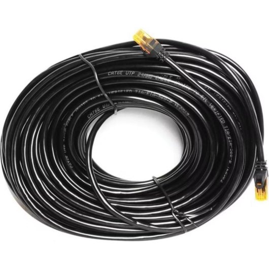 Cable réseau LTC CAT6e UTP 25 m RJ45 à RJ45 noir