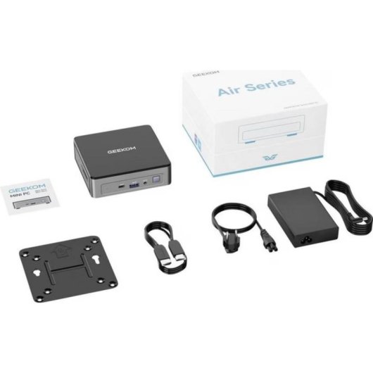 Barebone Geekom Mini Air12-PT7505 Intel Pentium Gold 7505 16GB DDR5 RAM SD HDMI USB-C