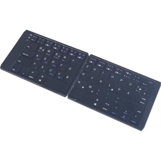 Teclado C&T Two-fold DF007 plegable inalámbrico Bluetooth compacto