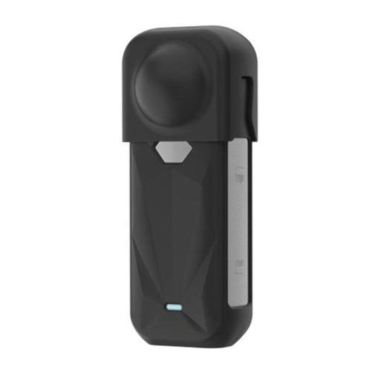 Capa de silicone PULUZ com tampa de lente para Insta360 X5 preta