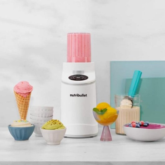 Machine à glaces NutriBullet Chill NBD0503W 500W 0.47 l 3 bacs Blanc