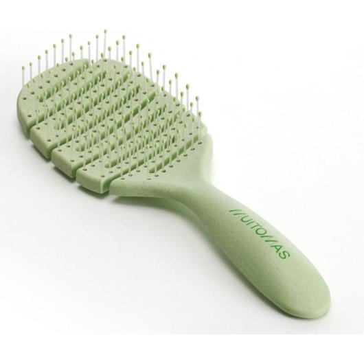 Spazzola Paddle Muitomas HAIRBRUSHLGN Verde per Adulti