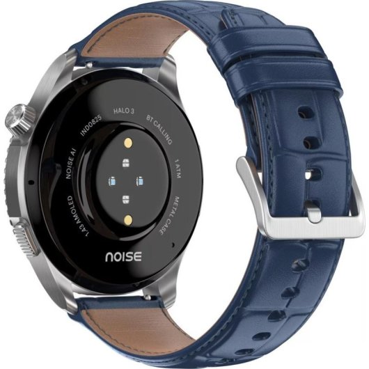 Noise Halo 3 Bluetooth 1,43" Blau Silber Einheitsgröße IP68 Herzfrequenzmesser