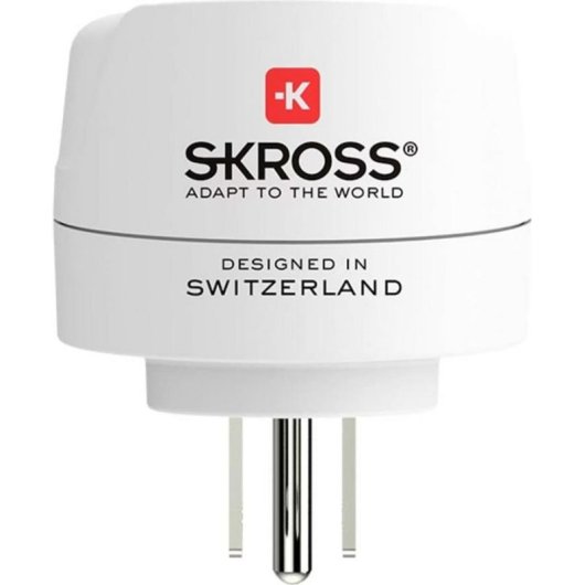 Adattatore di viaggio Skross Europa per Giappone e USA Bianco