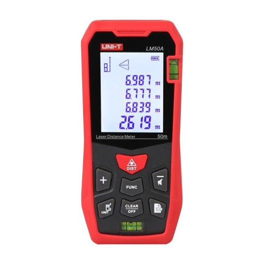 Láser telemétrico UNI-T LM50A 50 metros precisión 1 mm