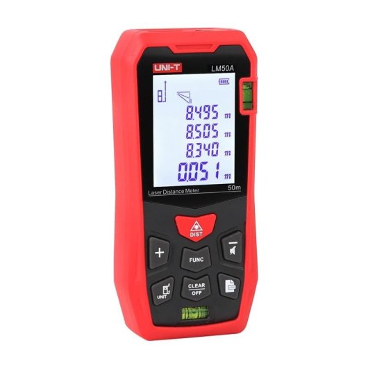 Láser telemétrico UNI-T LM50A 50 metros precisión 1 mm