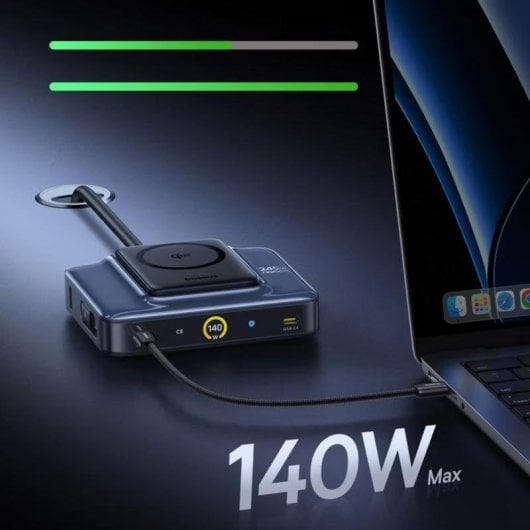 Estación de Carga Baseus Nomos NH21 6 Puertos 245W USB-C Power Delivery