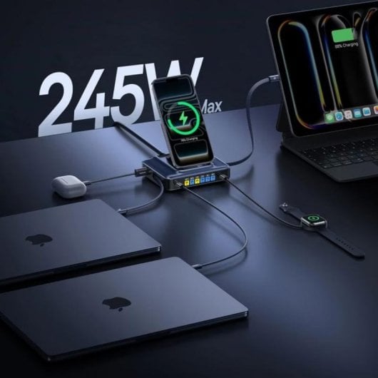 Estación de Carga Baseus Nomos NH21 6 Puertos 245W USB-C Power Delivery