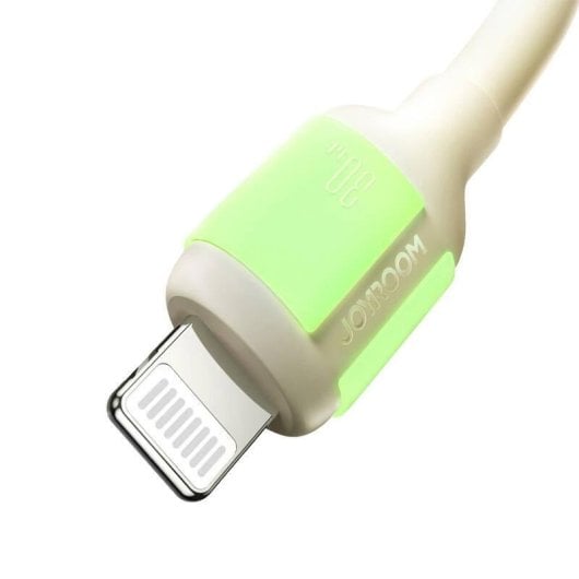 Cable Joyroom S-A53 USB-C a Lightning Carga Rápida 30W 1.2m Beige