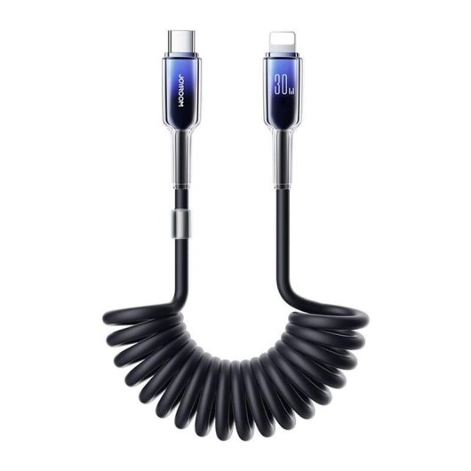 Cable USB-C a Lightning Joyroom S-A43 30W 1,5 m negro