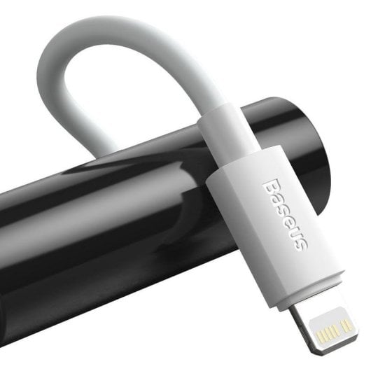 Cavo Baseus Simple Wisdom USB-C a Lightning PD 20W 1,5 m Bianco